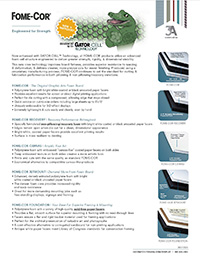 Product Sheet - FOME-COR® Collection