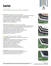 Product Sheet - GATOR® Collection