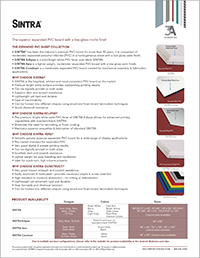 Product Sheet - SINTRA® Collection