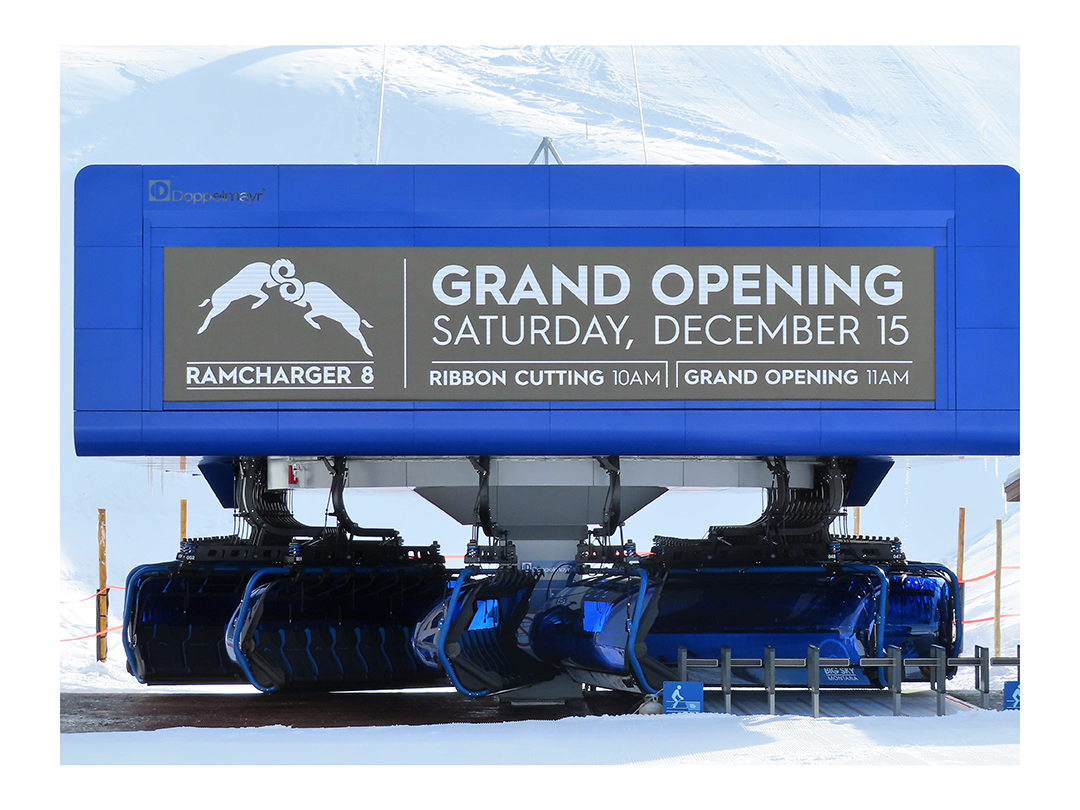 Ramcharger 8 Ski Lift at Big Sky